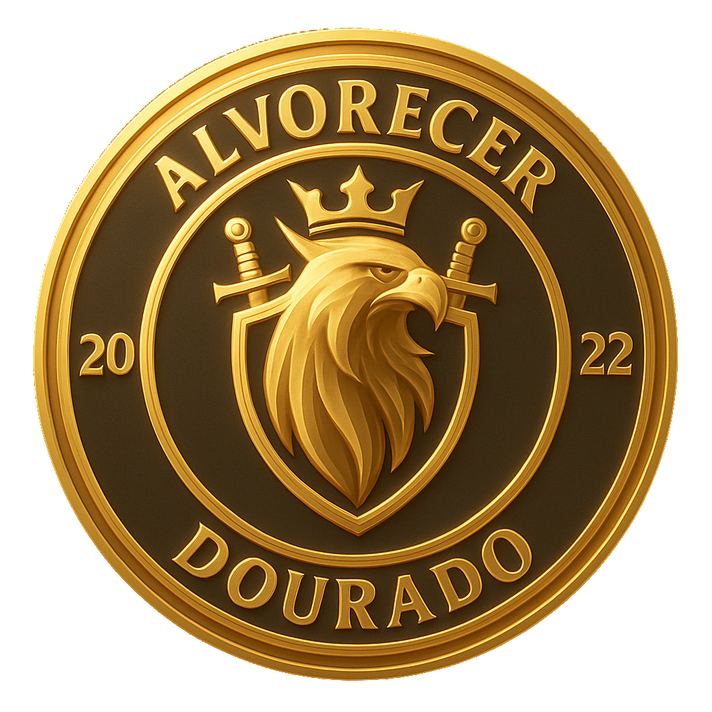 Logo ALVORECER DOURADO FC